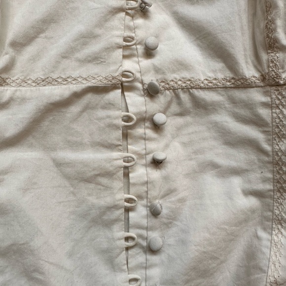 Wilfred La Boheme Embroidered Puff Sleeve Bustier Top - Picture 4 of 5